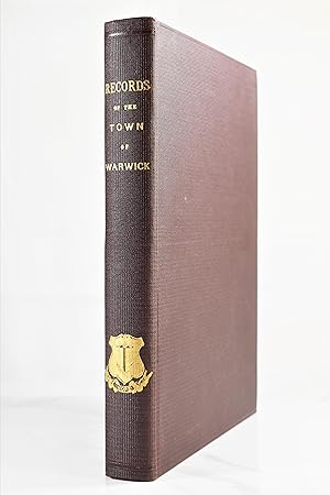 Seller image for THE EARLY RECORDS OF THE TOWN OF WARWICK for sale by Lost Time Books