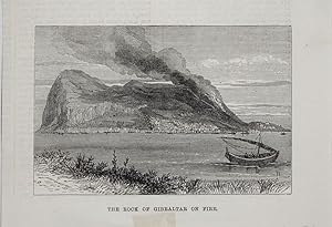 Imagen del vendedor de Gibraltar: The Rock on Fire a la venta por theoldmapman
