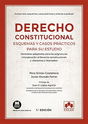 Image du vendeur pour Derecho constitucional. Esquemas y casos prcticos para su estudio Materiales adaptados para las asignaturas Introduccin al Derecho constituciona mis en vente par Imosver