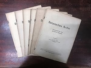 Botanisches Archiv. Zeitschrift für die gesamte Botanik. 1. Band.