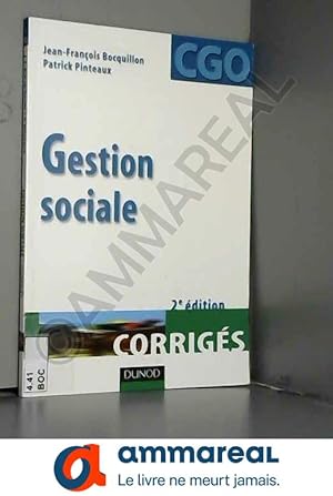 Bild des Verkufers fr Gestion sociale - 2me dition - Corrigs: Corrigs zum Verkauf von Ammareal