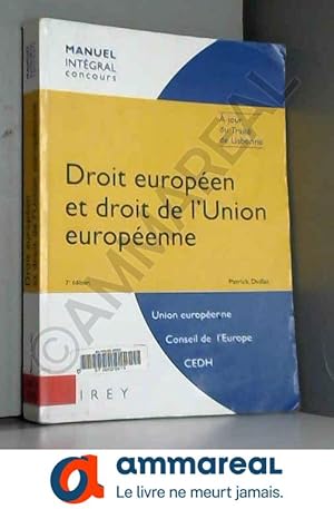 Image du vendeur pour Droit europen et droit de l'Union europenne - 3e d.: Intgral concours mis en vente par Ammareal