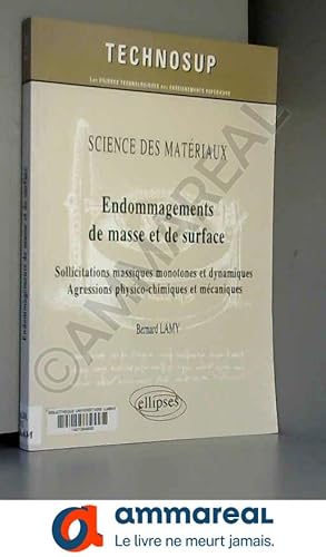 Bild des Verkufers fr Endommagements de Masse & de Surface Sollicitations Massiques Monotones & Dynamiques Niveau C zum Verkauf von Ammareal