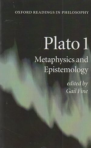 Imagen del vendedor de Plato 1_ Metaphysics and Epistemology a la venta por San Francisco Book Company