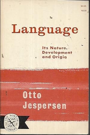 Seller image for Language: Its Nature, Development and Origin for sale by Bookfeathers, LLC