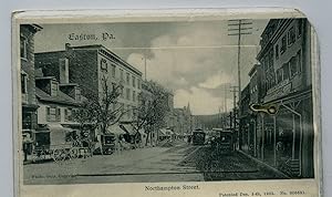 Northampton Street, Easton, Pa. [windowed souvenir mail card]