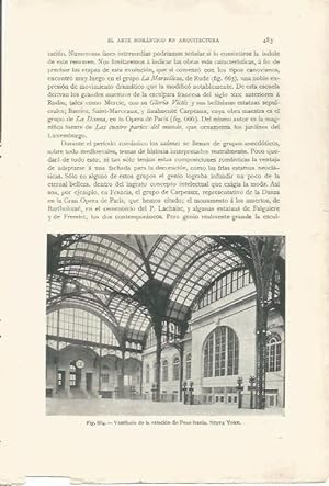 Bild des Verkufers fr LAMINA 26970: Vestibulo de la estacion de Pennsylvania en Nueva York zum Verkauf von EL BOLETIN