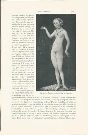 Seller image for LAMINA 26893: Venus, por L. Cranach for sale by EL BOLETIN