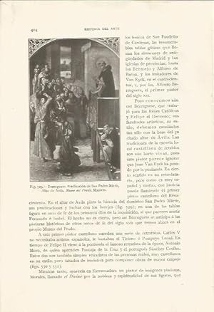 Imagen del vendedor de LAMINA 26929: Predicacion de San Pedro Martir, por Berruguete a la venta por EL BOLETIN