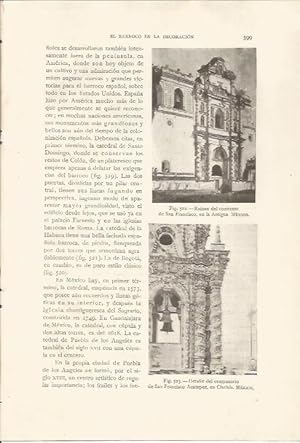 Bild des Verkufers fr LAMINA 26927: Convento de San Francisco, Mexico zum Verkauf von EL BOLETIN