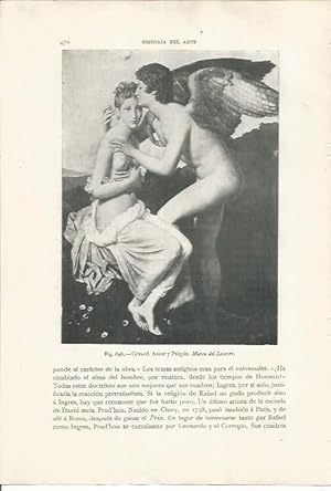 Seller image for LAMINA 26962: Amor y Psiquis, por Gerard for sale by EL BOLETIN