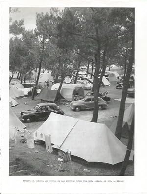 Imagen del vendedor de LAMINA 26676: Camping en el Pais Vasco a la venta por EL BOLETIN