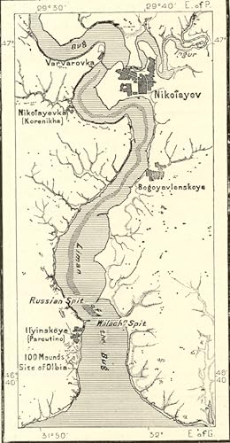 NIKOLAYEV AND THE BUG LINE,RUSSIA,Historical Map