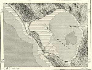 PORT OF MURAVIOV,Asiatic Russian 1800s Antique Map