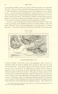 LHASA, LHASSA, LASSA,Tibet,Chinese Empire,East Asia