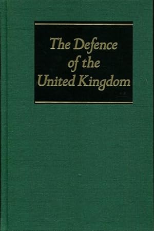 Bild des Verkufers fr Defense of the United Kingdom (History of the Second World War) zum Verkauf von Turgid Tomes