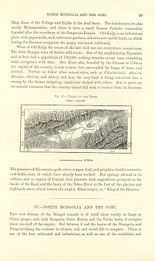 VALLEY OF THE TEKES,Mongolia,Chinese Empire,East Asia