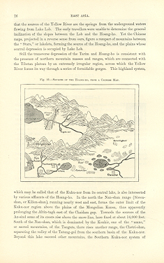 SOURCES OF THE HOANG-HO FROM A CHINESE MAP,Mongolia