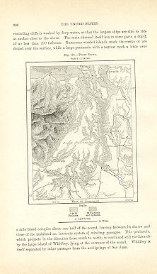 PUGET SOUND - WASHINGTON STATE ,1893 Historical Map