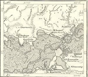NIKOPOL,POKROVSKOYF,KAPULOVKA,Ukraine,Historical Map