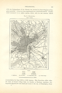 PHILADELPHIA,City Plan,1893 Historical Map