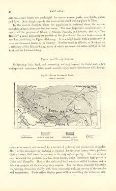 TRADE ROUTES OF TIBET,Chinese Empire,East Asia