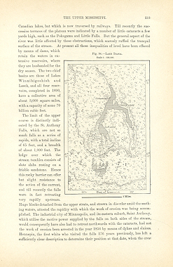 LAKE ITASCA,1893 Historical Map