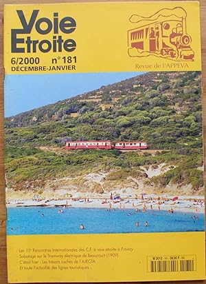 Voie étroite - Numéro 181 - 6/2000 de décembre-janvier 2000