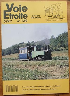 Voie étroite - Numéro 132 - 5/1992 de octobre-novembre 1992