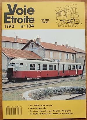 Voie étroite - Numéro 134 - 1/1993 de février-mars 1993