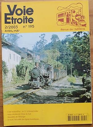 Voie étroite - Numéro 195 - 2/2003 de avril-mai 2003