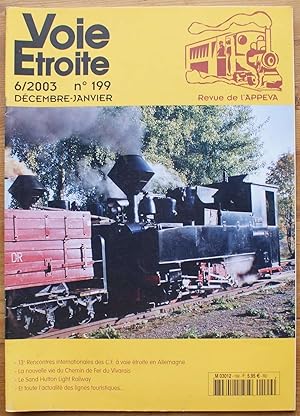 Voie étroite - Numéro 199 - 6/2003 de décembre-janvier 2003