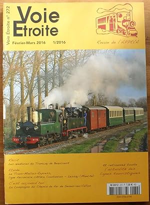 Voie étroite - Numéro 272 - 1/2016 de février-mars 2016