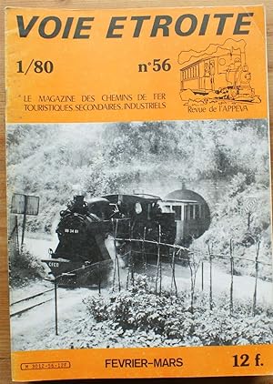 Voie étroite - Numéro 56 - 1/1980 de février-mars 1980