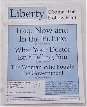 Bild des Verkufers fr Liberty Vol. 23 No. 4 (May 2009) (Libertarian Magazine) zum Verkauf von Bloomsbury Books