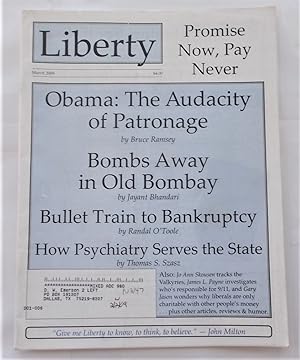 Bild des Verkufers fr Liberty Vol. 23 No. 2 (March 2009) (Libertarian Magazine) zum Verkauf von Bloomsbury Books