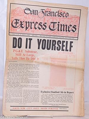 Image du vendeur pour San Francisco Express Times, vol. 1, #16, May 9, 1968: Do It Yourself mis en vente par Bolerium Books Inc.