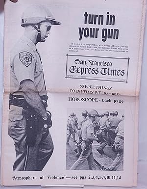 Immagine del venditore per San Francisco Express Times, vol. 1, #21, June 12, 1968: Turn In Your Gun venduto da Bolerium Books Inc.