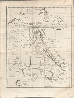 Map of Egypt, and Abyssinia, from the best Authorities.