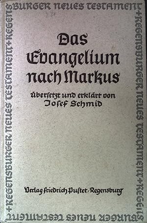 Bild des Verkufers fr Das Evangelium nach Markus Das neue Testament; Bd. 2 zum Verkauf von books4less (Versandantiquariat Petra Gros GmbH & Co. KG)