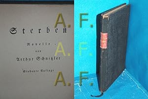 Seller image for Sterben - Novelle for sale by Antiquarische Fundgrube e.U.
