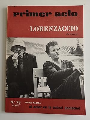 Imagen del vendedor de Primer acto : revista del teatro. N 73, 1966 : Lorenzaccio, de Musset a la venta por Perolibros S.L.