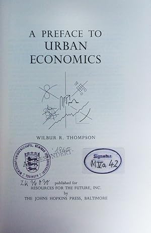 Immagine del venditore per A preface to urban economics. venduto da Antiquariat Bookfarm