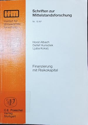 Bild des Verkufers fr Finanzierung mit Risikokapital. zum Verkauf von Antiquariat Bookfarm