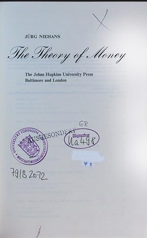 Seller image for The theory of money. for sale by Antiquariat Bookfarm