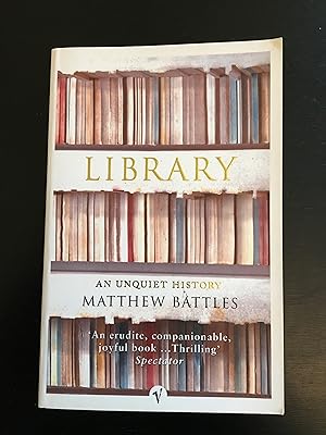 Seller image for Library: An Unquiet History for sale by Lazycat Books