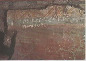 Bild des Verkufers fr Postal E05412: Graffiti con incocazioni agli Aposatoli Pietro e Paolo, Catacomba di S. Sebastino zum Verkauf von EL BOLETIN