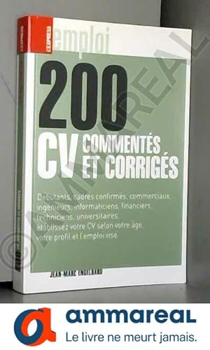Bild des Verkufers fr 200 CV COMMENTES ET CORRIGES zum Verkauf von Ammareal