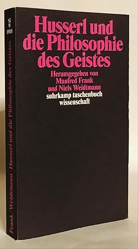 Bild des Verkufers fr Husserl und die Philosophie des Geistes. zum Verkauf von Thomas Dorn, ABAA