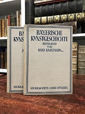 Immagine del venditore per Bayerische Kunstgeschichte, 1. und 2. Teil. (= Bayerische Heimatbcher, Band 5 und 6). venduto da Antiquariat Seibold